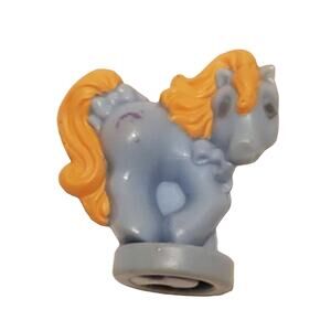 Vintage My Little Pony Petite Ponies Pretty Parasol Blue Pony Umbrella MLP 80s